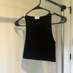 Women’s Cotton on black crop top